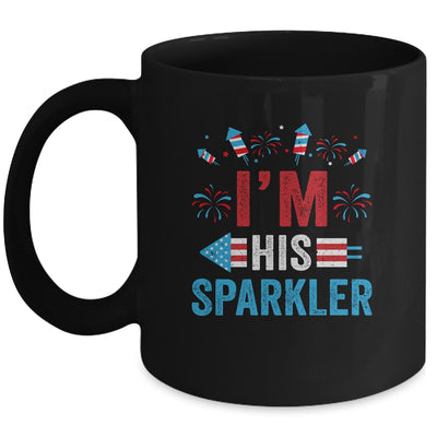 I'm His Sparkler His And Her 4th Of July Matching Couples Mug Coffee Mug | Teecentury.com