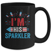 I'm His Sparkler His And Her 4th Of July Matching Couples Mug Coffee Mug | Teecentury.com