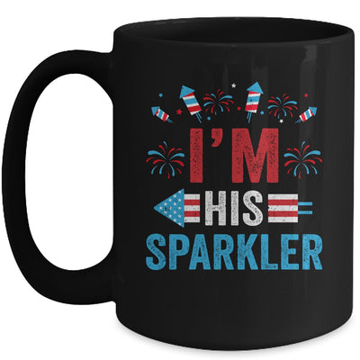 I'm His Sparkler His And Her 4th Of July Matching Couples Mug Coffee Mug | Teecentury.com