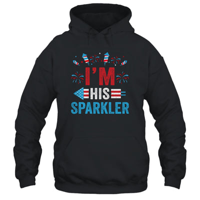 I'm His Sparkler His And Her 4th Of July Matching Couples T-Shirt & Tank Top | Teecentury.com