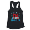 I'm His Sparkler His And Her 4th Of July Matching Couples T-Shirt & Tank Top | Teecentury.com