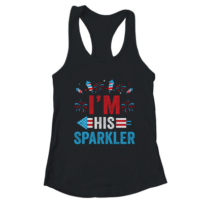 I'm His Sparkler His And Her 4th Of July Matching Couples T-Shirt & Tank Top | Teecentury.com