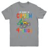 I'm Ready To Crush 4th Grade Monster Truck Dinosaur Youth Youth Shirt | Teecentury.com
