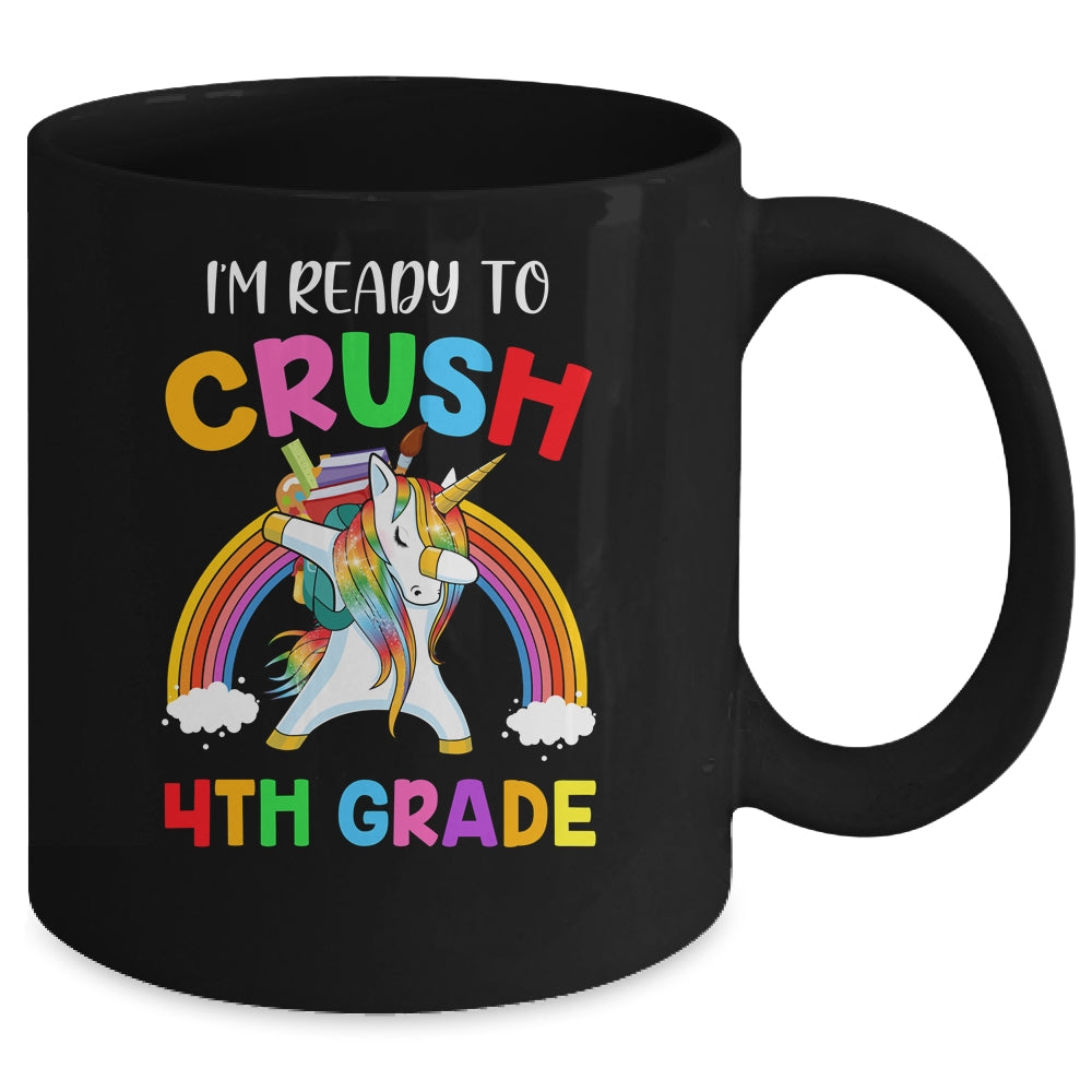 I'm Ready To Crush 4th Grade Unicorn Back To School Mug Coffee Mug | Teecentury.com