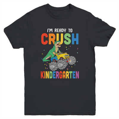 I'm Ready To Crush Kindergarten Monster Truck Dinosaur Youth Youth Shirt | Teecentury.com