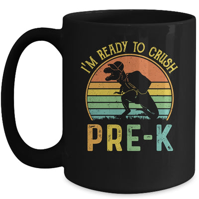 I'm Ready To Crush Pre-K T Rex Dinosaur Back to School Boys Mug Coffee Mug | Teecentury.com