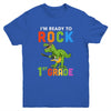 I'm Ready To Rock 1st Grade Dinosaur Back To School Youth Youth Shirt | Teecentury.com