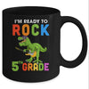I'm Ready To Rock 5th Grade Dinosaur Back To School Mug Coffee Mug | Teecentury.com