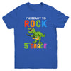 I'm Ready To Rock 5th Grade Dinosaur Back To School Youth Youth Shirt | Teecentury.com