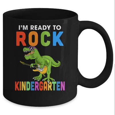 I'm Ready To Rock Kindergarten Dinosaur Back To School Mug Coffee Mug | Teecentury.com