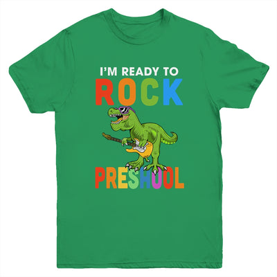 I'm Ready To Rock Preschool Dinosaur Back To School Youth Youth Shirt | Teecentury.com