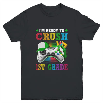 I'm Ready to Crush 1st Grade Back to School Video Game Boys Youth Youth Shirt | Teecentury.com