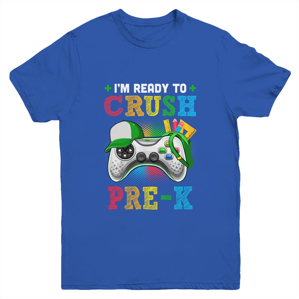 I'm Ready to Crush Pre-K Back to School Video Game Boys Youth Youth Shirt | Teecentury.com