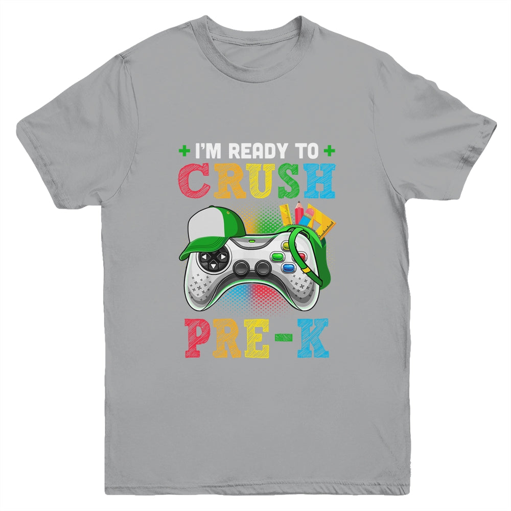 I'm Ready to Crush Pre-K Back to School Video Game Boys Youth Youth Shirt | Teecentury.com
