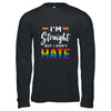 I'm Straight But I Dont Hate Rainbow LGBT Gay Pride Month T-Shirt & Hoodie | Teecentury.com
