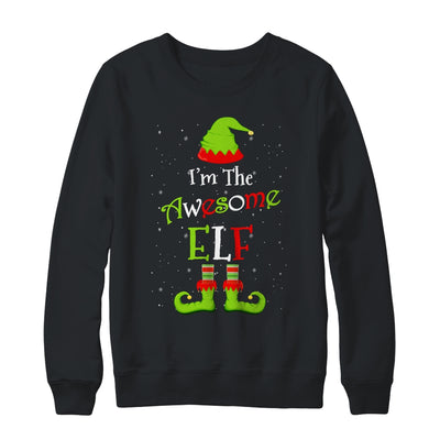 I'm The Awesome Elf Family Matching Funny Christmas Group Gift T-Shirt & Sweatshirt | Teecentury.com