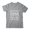 I'm The Best Step Dad Crazy Kids Father's Day T-Shirt & Hoodie | Teecentury.com