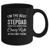I'm The Best Step Dad Crazy Kids Father's Day Mug Coffee Mug | Teecentury.com