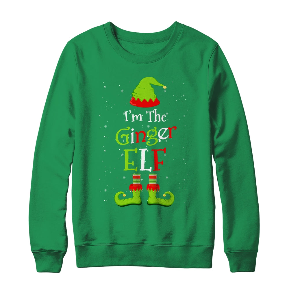 I'm The Ginger Elf Family Matching Funny Christmas Group Gift T-Shirt & Sweatshirt | Teecentury.com