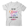 I'm The Oldest Twin I Make The Rules Funny Older Floral Shirt & Tank Top | teecentury