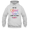 I'm The Oldest Twin I Make The Rules Funny Older Floral Shirt & Tank Top | teecentury