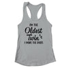 I'm The Oldest Twin I Make The Rules Funny Older Siblings Shirt & Tank Top | teecentury