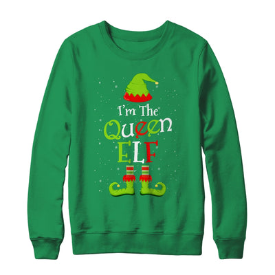 I'm The Queen Elf Family Matching Funny Christmas Group Gift T-Shirt & Sweatshirt | Teecentury.com