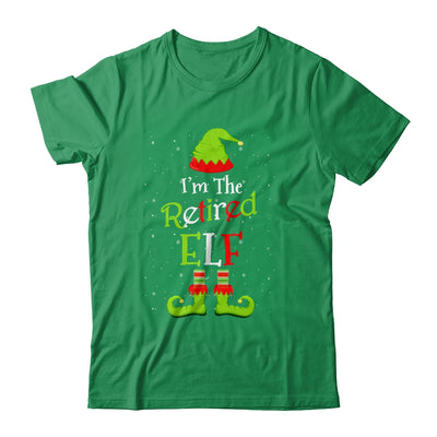 I'm The Retired Elf Family Matching Funny Christmas Group Gift T-Shirt & Sweatshirt | Teecentury.com