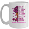 I'm The Storm Black Women Breast Cancer Pink Ribbon Survivor Mug Coffee Mug | Teecentury.com