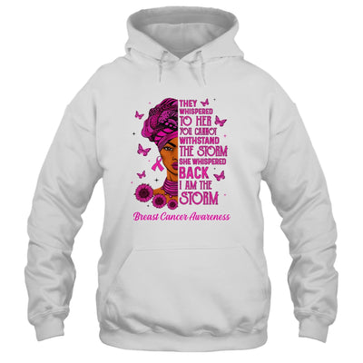 I'm The Storm Black Women Breast Cancer Pink Ribbon Survivor T-Shirt & Hoodie | Teecentury.com