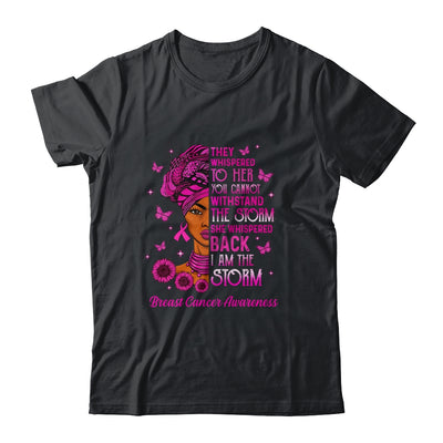 I'm The Storm Black Women Breast Cancer Survivor Pink Ribbon T-Shirt & Hoodie | Teecentury.com