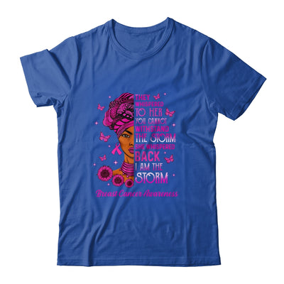 I'm The Storm Black Women Breast Cancer Survivor Pink Ribbon T-Shirt & Hoodie | Teecentury.com