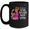 I'm The Storm Strong Breast Cancer Warrior Pink Ribbon Women Mug | teecentury