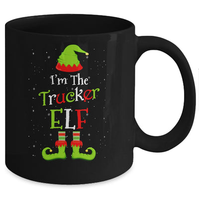 I'm The Trucker Elf Family Matching Funny Christmas Group Gift Mug Coffee Mug | Teecentury.com