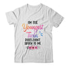I'm The Youngest Twin Rules Don't Apply To Me Funny Floral Shirt & Tank Top | teecentury