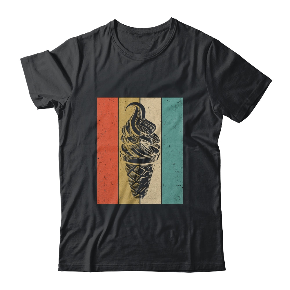 Ice Cream Cone Retro Vintage Ice Cream Lover Summer Vacation Shirt & Tank Top | teecentury