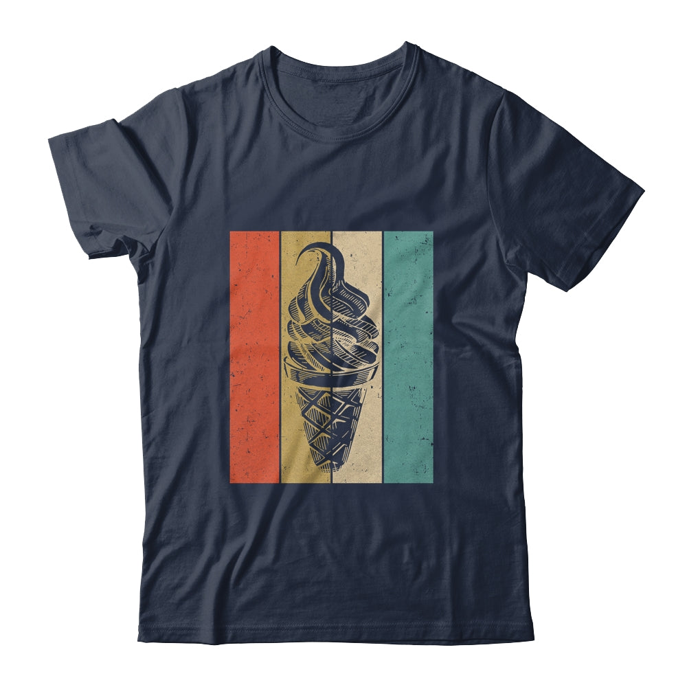 Ice Cream Cone Retro Vintage Ice Cream Lover Summer Vacation Shirt & Tank Top | teecentury