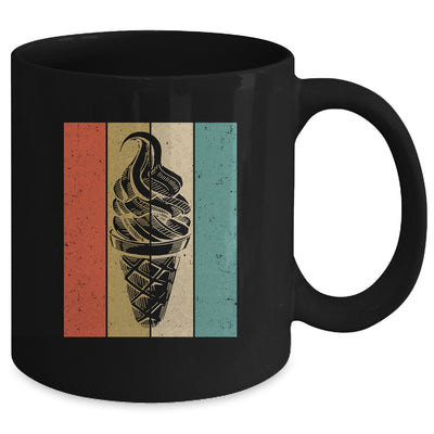 Ice Cream Cone Retro Vintage Ice Cream Lover Summer Vacation Mug | teecentury