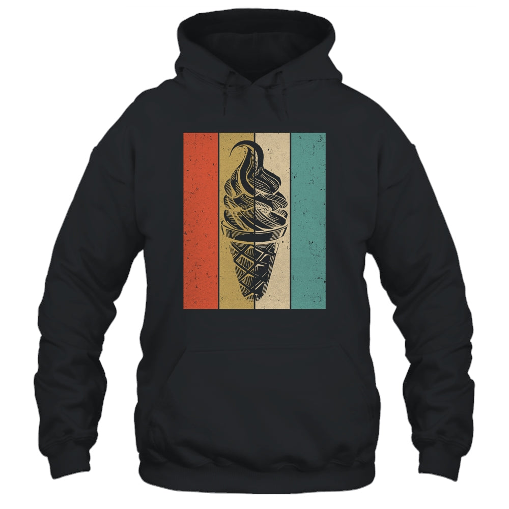 Ice Cream Cone Retro Vintage Ice Cream Lover Summer Vacation Shirt & Tank Top | teecentury