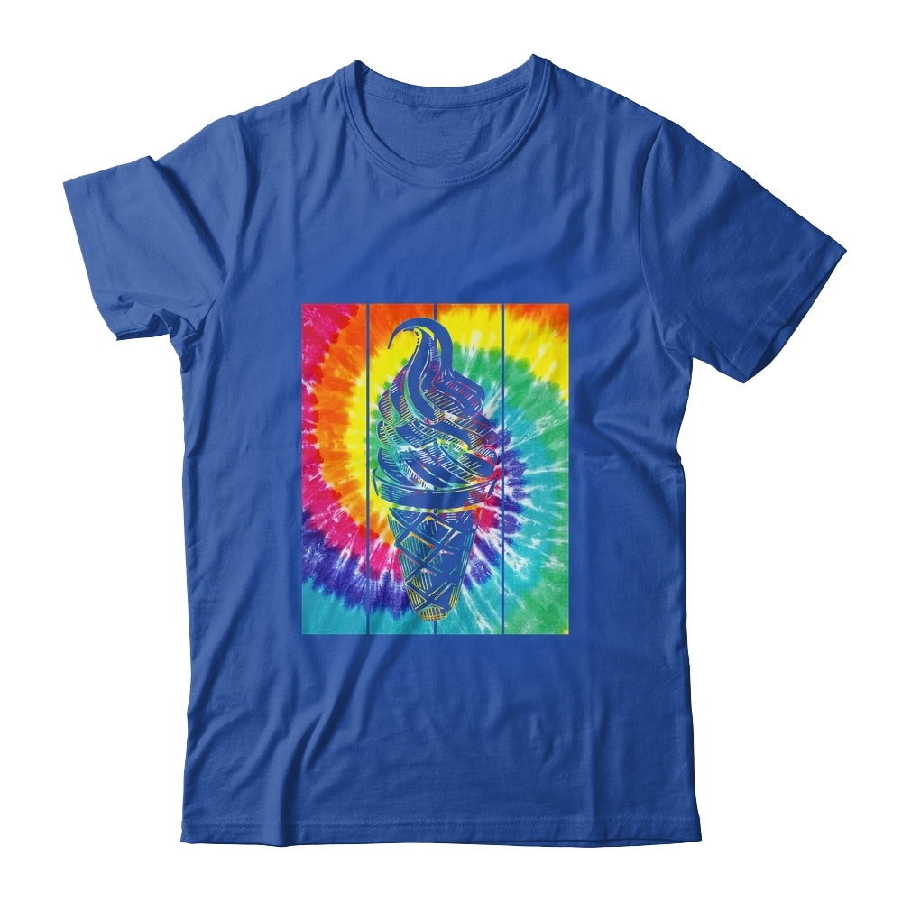 Ice Cream Cone Tie Dye Ice Cream Lover Summer Vacation Shirt & Tank Top | teecentury