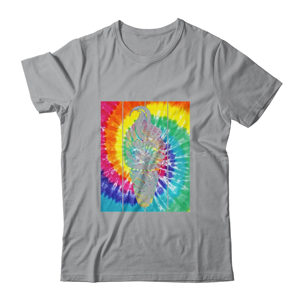 Ice Cream Cone Tie Dye Ice Cream Lover Summer Vacation Shirt & Tank Top | teecentury