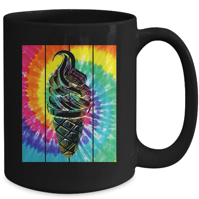Ice Cream Cone Tie Dye Ice Cream Lover Summer Vacation Mug | teecentury
