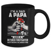 Im A Dad Papa Retired Firefighter Gifts Fathers Day Mug Coffee Mug | Teecentury.com