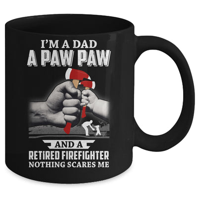 Im A Dad Paw Paw Retired Firefighter Gifts Fathers Day Mug Coffee Mug | Teecentury.com
