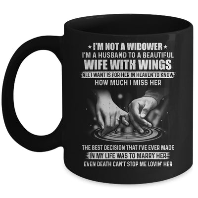 Im A Husband To A Beautiful Wife With Wings Mug Coffee Mug | Teecentury.com