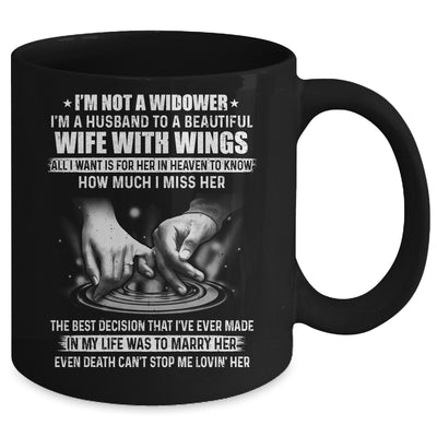 Im A Husband To A Beautiful Wife With Wings Mug Coffee Mug | Teecentury.com
