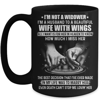 Im A Husband To A Beautiful Wife With Wings Mug Coffee Mug | Teecentury.com