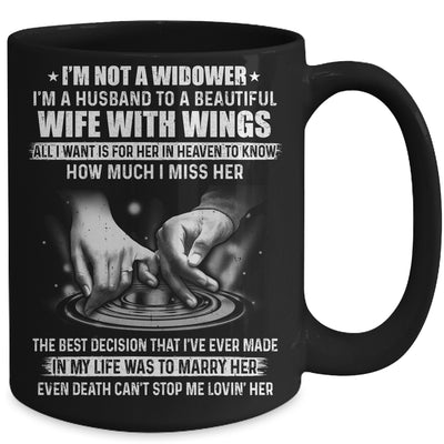 Im A Husband To A Beautiful Wife With Wings Mug Coffee Mug | Teecentury.com