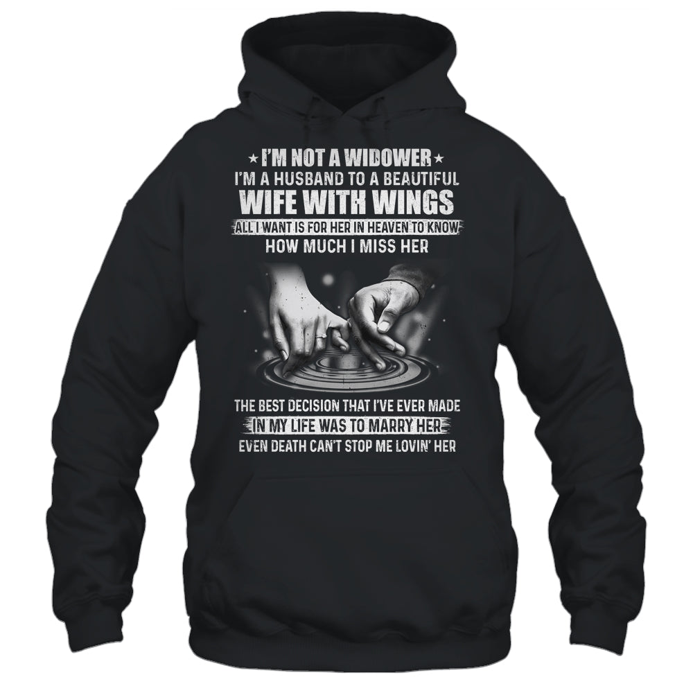 Im A Husband To A Beautiful Wife With Wings T-Shirt & Hoodie | Teecentury.com