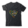 Im A Proud Autism Aunt Love Heart Autism Awareness T-Shirt & Hoodie | Teecentury.com